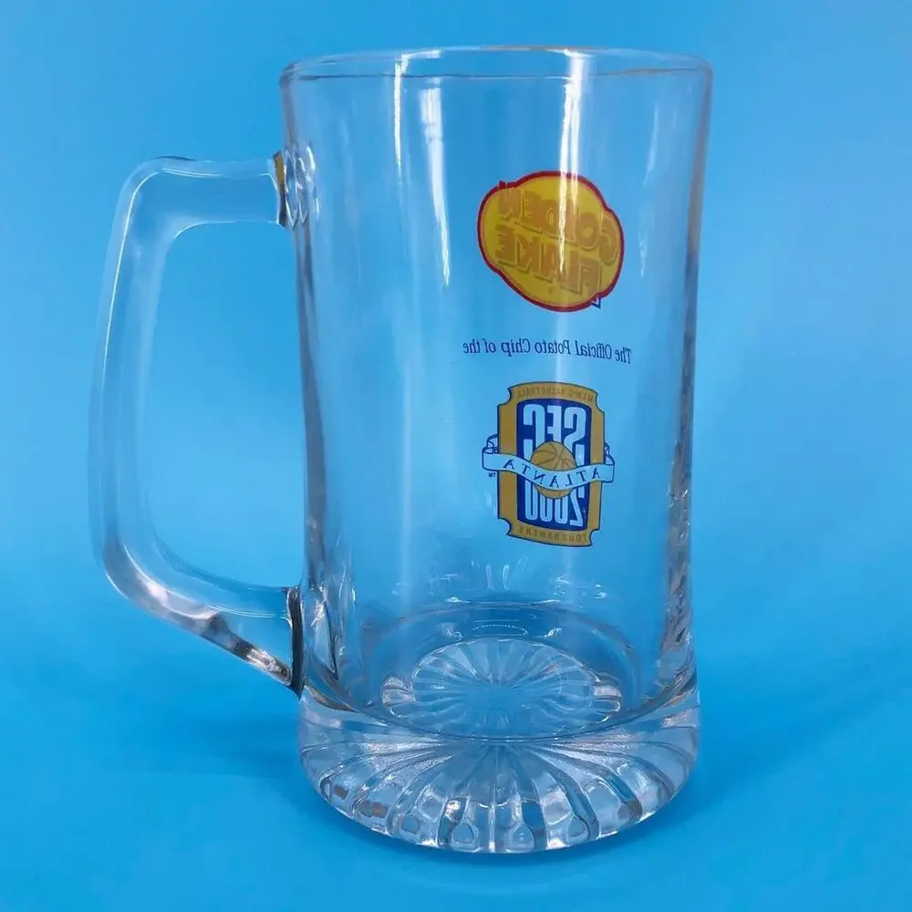 2000 SEC Basketball Tournament glass mug Atlanta Y2K vintage